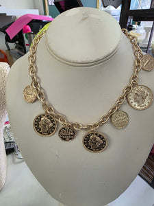 Vanna coin necklace
