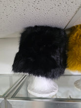 Furry faux fur hats
