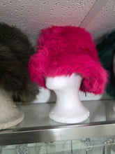 Furry faux fur hats