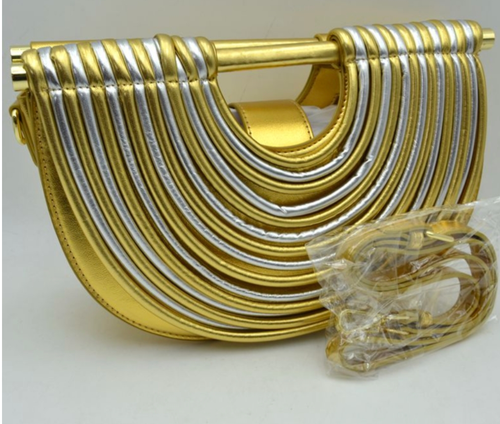 Rena handbag (gold/silver)