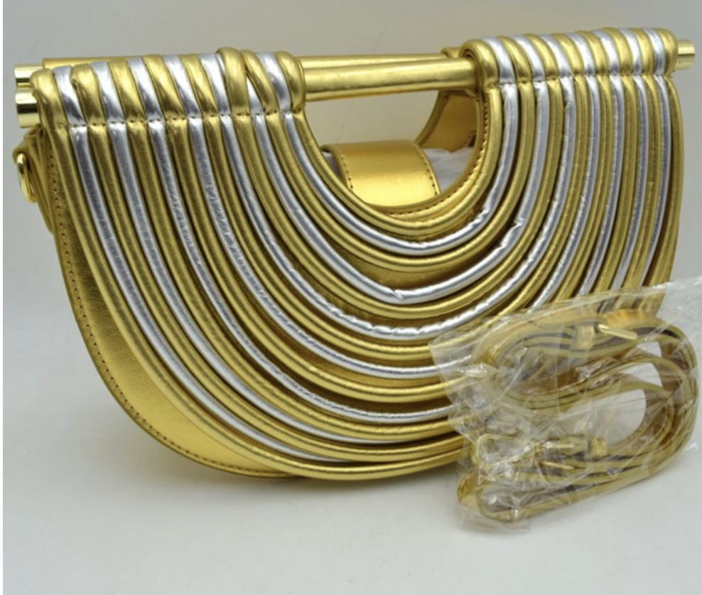 Rena handbag (gold/silver)