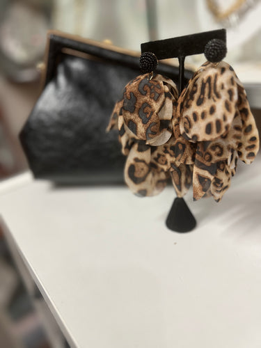 Cheetah earrings