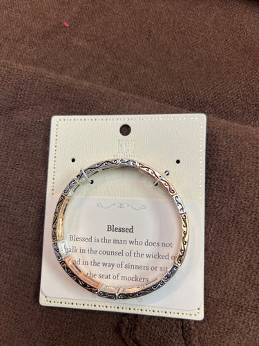 Blessed inspirational bracelet