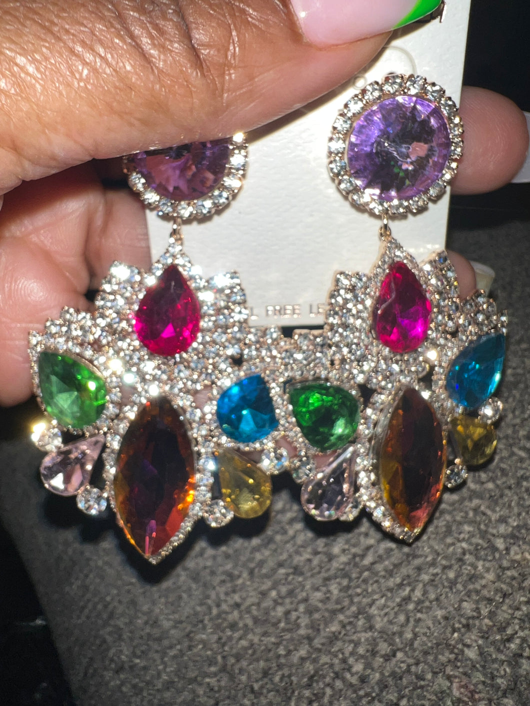 Diva bling earrings