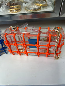 Carina caged bag (orange)
